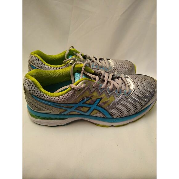 Asics GT-2000 (T657N) Athletic Women's Shoes Multi-Color Green Blue US-Size 8 - Picture 4 of 7